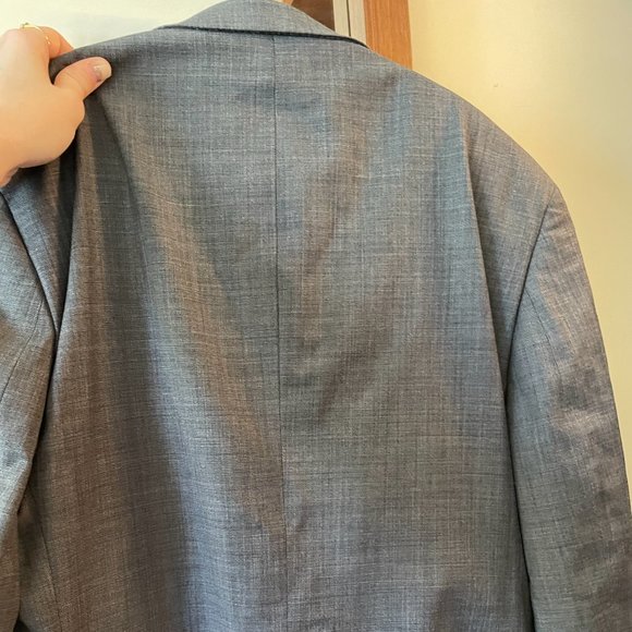 Original Penguin Gray Wool Blend Two Button Blazer, Size 40R - Picture 5 of 6